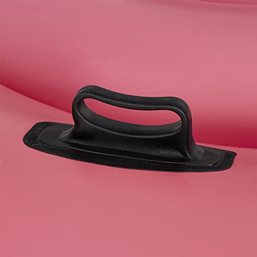 Intex 86 x 83 Inch Giant Inflatable Ride On Mega Flamingo Island Pool Float Relaxing Water Lounger with Built in Handles for 2 Riders, Pink