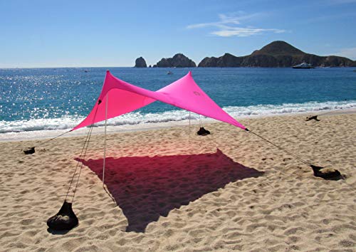 Neso Tents Grande Beach Tent, 7ft Tall, 9 x 9ft, Reinforced Corners and Cooler Pocket