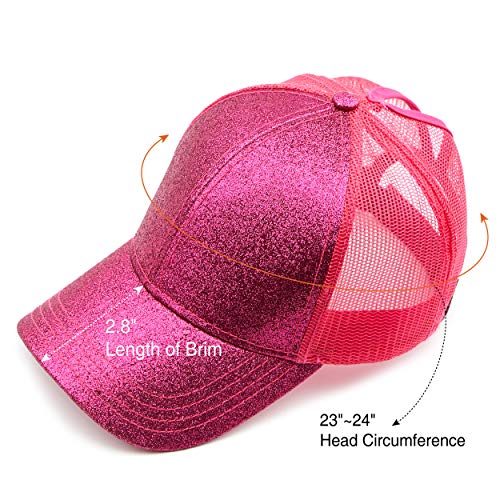 C.C Hatsandscarf Ponytail caps Messy Buns Trucker Plain Baseball Cap (BT-6)