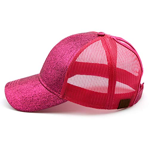 C.C Hatsandscarf Ponytail caps Messy Buns Trucker Plain Baseball Cap (BT-6)