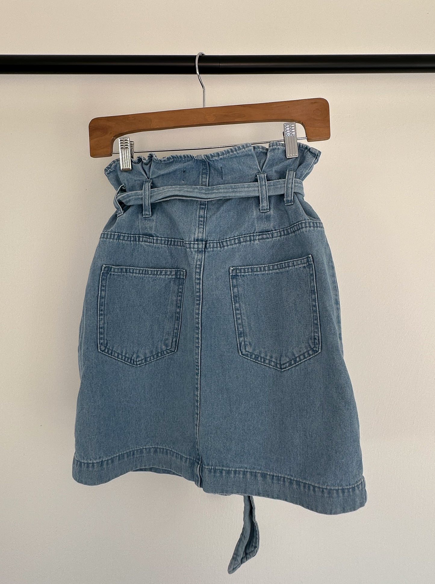 Denim High Waist Skirt