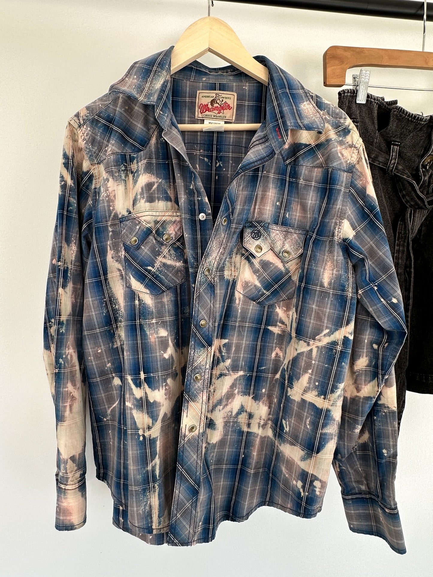 Vintage Button Down Shirt with Star Wars Logo